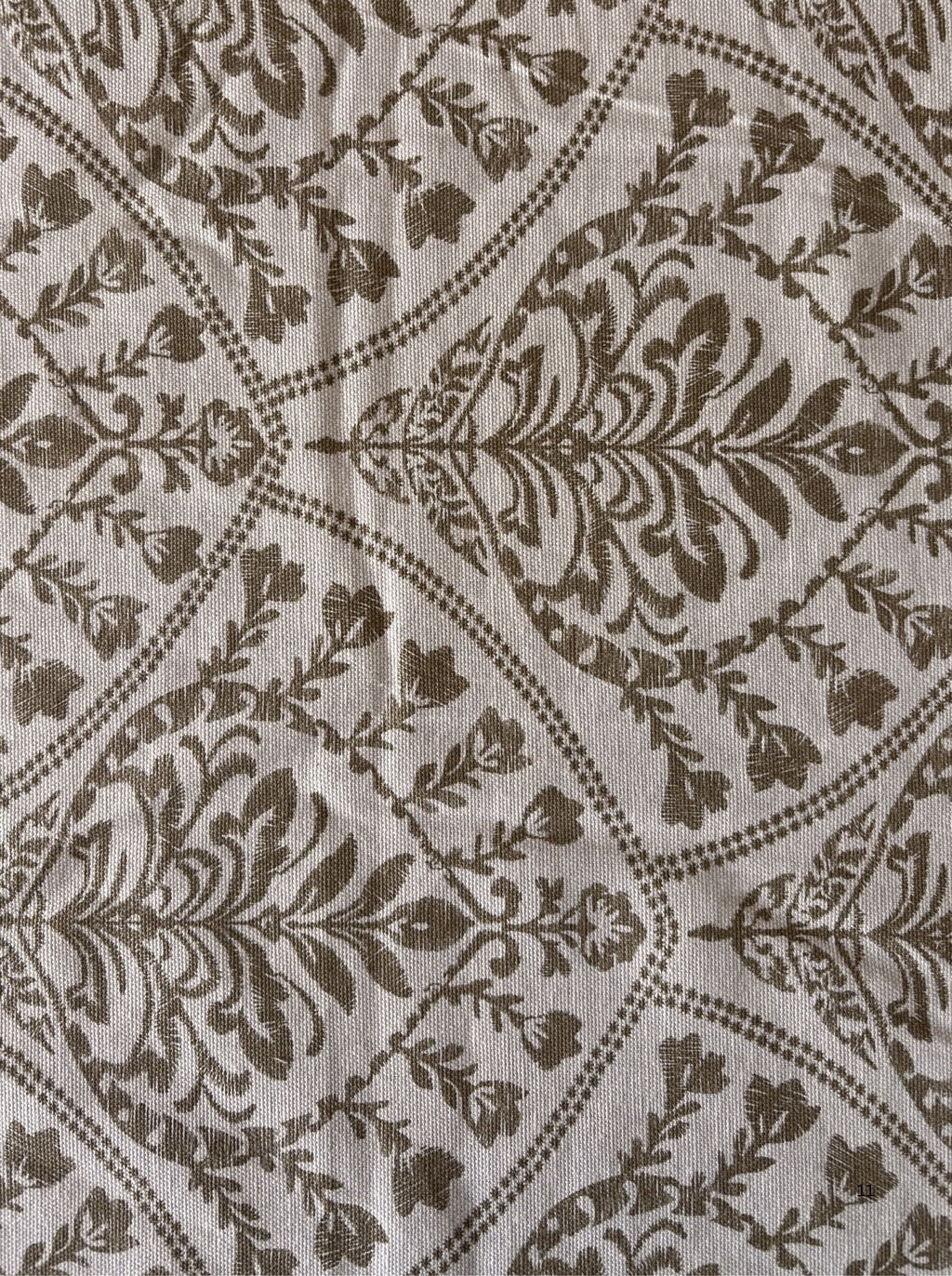 Ivory Heritage Cotton Dining Table Cover