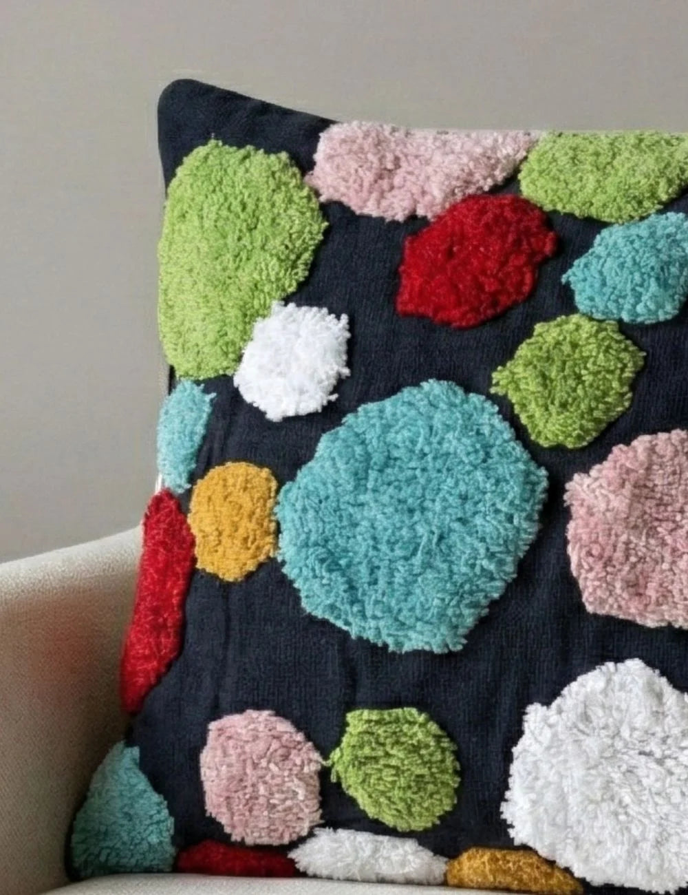 Abstract Pebble Cushion Cover