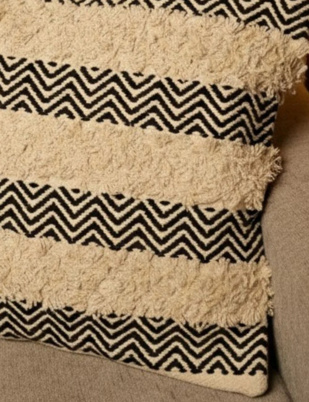 lvory wave weave – Premium Cushion Cover