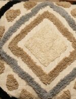 Ivory Blue weave-Boho Premium Cushion Cover - Image 2