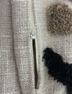 Ivory Blue weave-Boho Premium Cushion Cover - Image 3