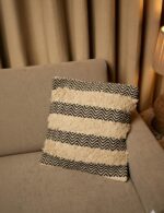 lvory wave weave - Premium Cushion Cover