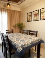 Azure Paisley Dining Cover