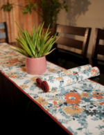 Botanical Floral Runner with Placemats - Image 2