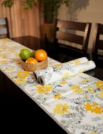 Yellow Bloom Runner & Placemats - Image 2