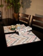 Geometric Cotton Table Runner & Placemats - Image 4