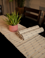 Boho Soft Neutral Tones Runner & Placemats - Image 3