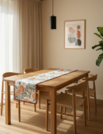 Botanical Floral Runner with Placemats