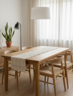 Boho Soft Neutral Tones Runner & Placemats