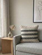 Textured Geometric Boho Cushion Cover