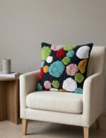 Abstract Pebble Cushion Cover