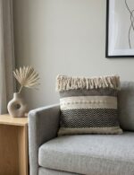 Boho Geometric Tassel Cushion Cover