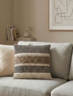Boho Diamond Textured Cushion Cover