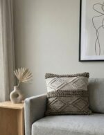 Textured Diamond Boho Cushion Cover
